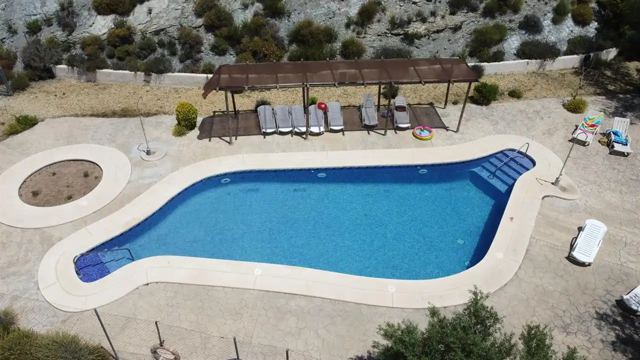 Piscina de Casa o xalet en venda en Taberno amb Calefacció, Jardí privat i Traster