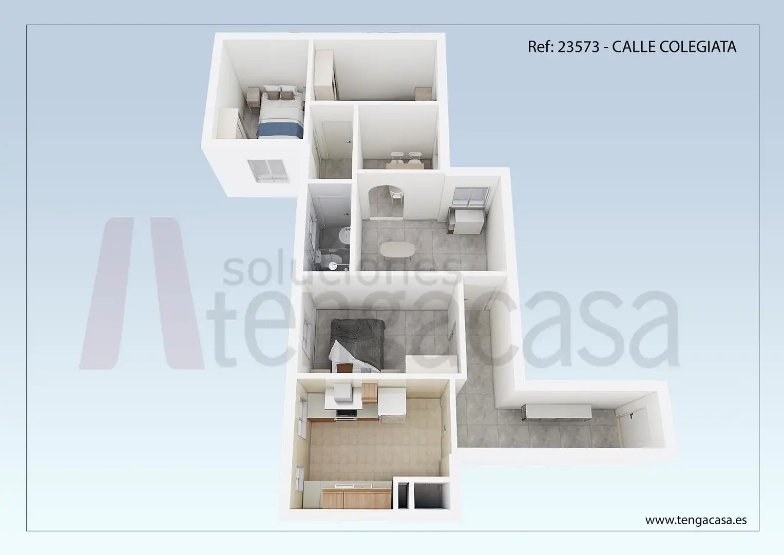 Flat for rent to own in Calle de la Colegiata, Embajadores - Lavapiés