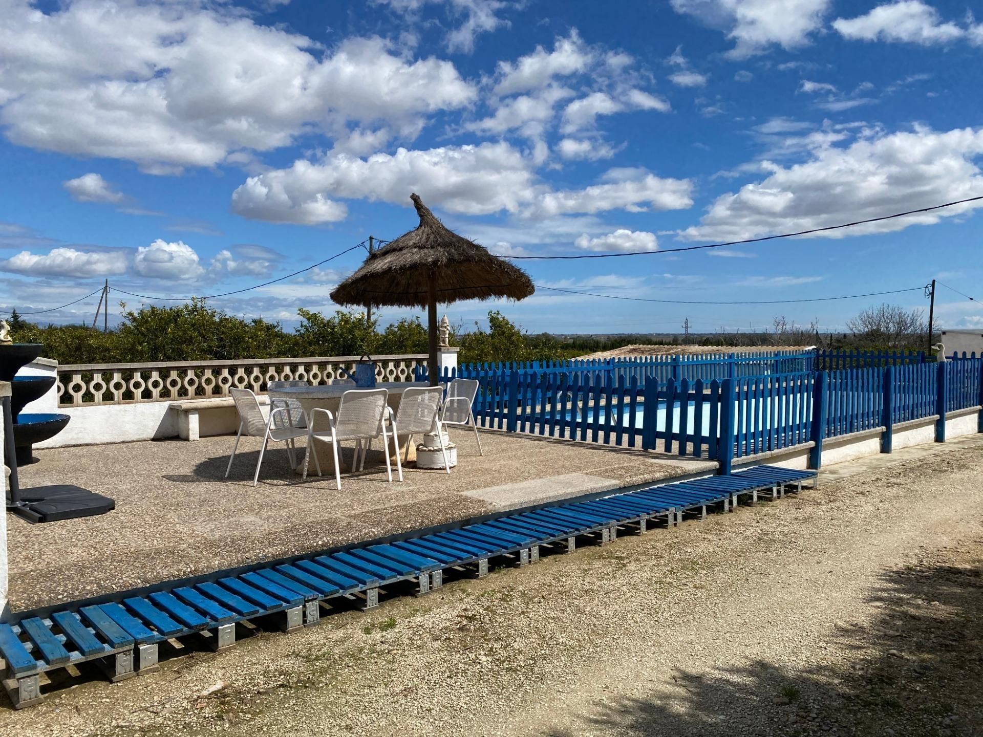 Terrassa de Finca rústica en venda en Amposta amb Aire condicionat, Jardí privat i Terrassa