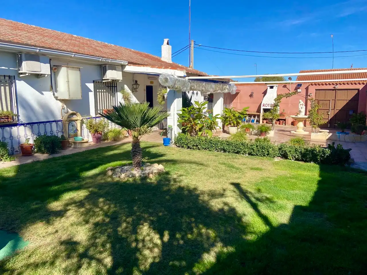 Jardí de Casa adosada en venda en Malagón amb Aire condicionat, Calefacció i Jardí privat