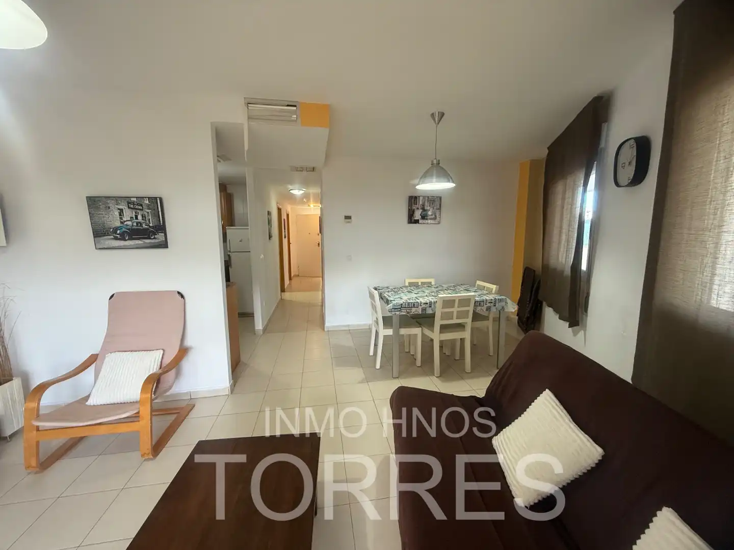 Sala d'estar de Apartament en venda en Peñíscola / Peníscola amb Aire condicionat, Jardí privat i Terrassa