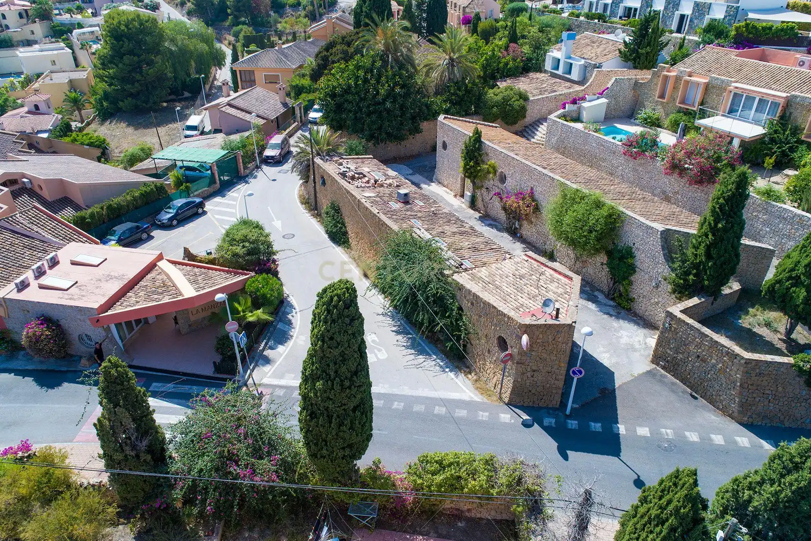 Außenansicht von Geschaftsraum zur Miete in Calpe / Calp mit Klimaanlage, Möbliert und Internet