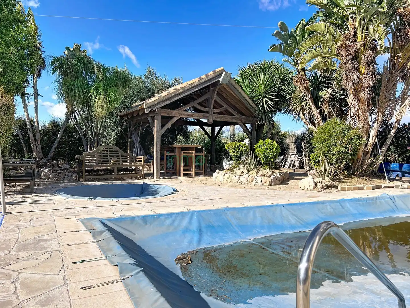 Piscina de Finca rústica en venda en Cuevas del Almanzora amb Aire condicionat, Jardí privat i Terrassa