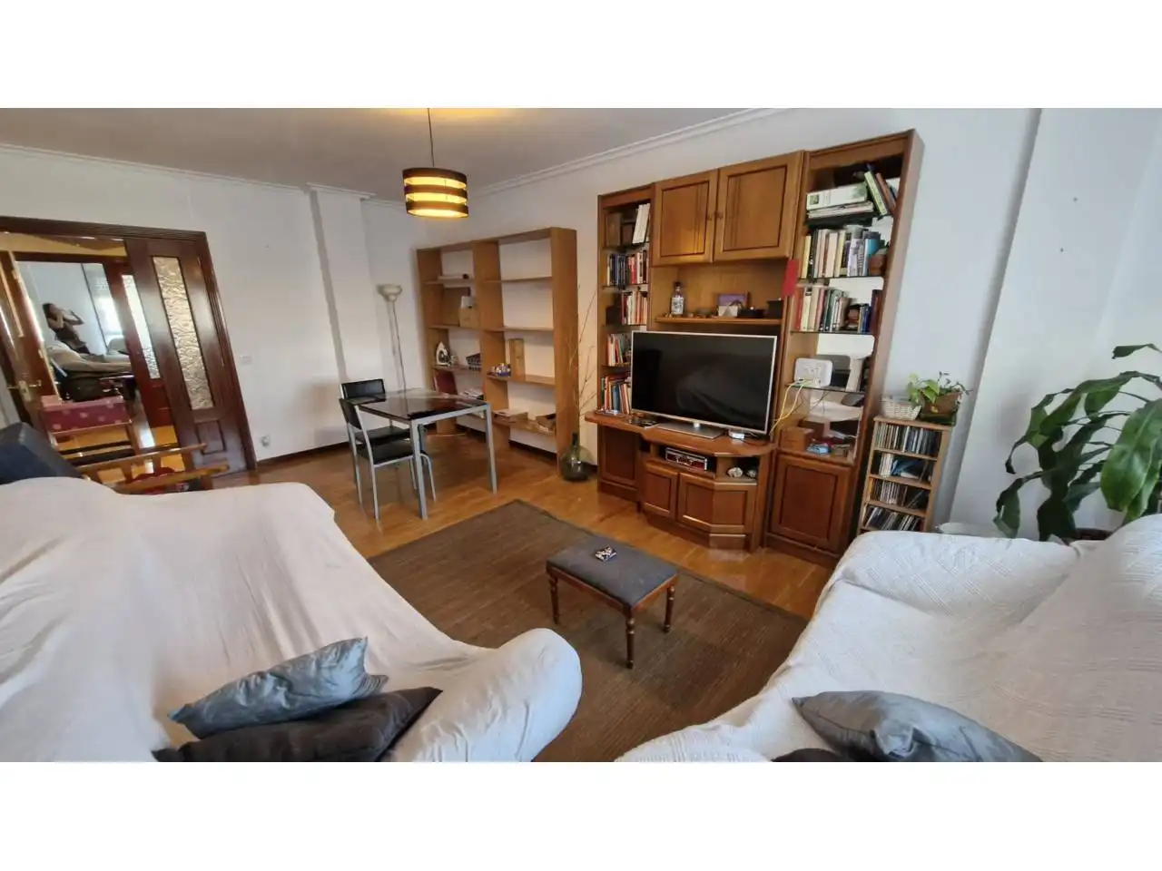 Living room of Flat for sale in Lardero  with Heating, Parquet flooring and Terrace
