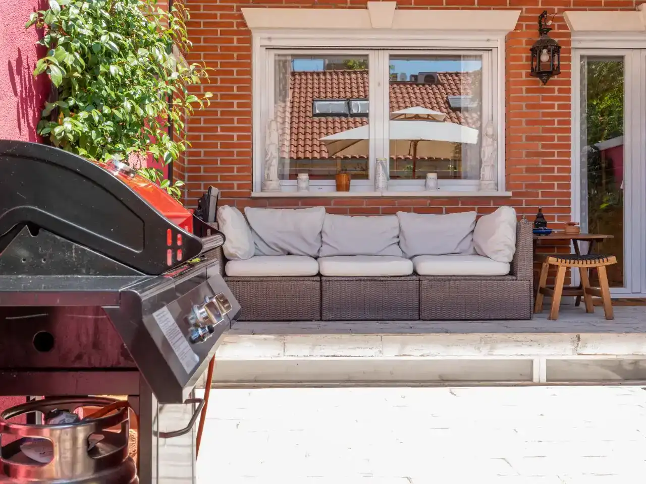 Terrassa de Casa adosada en venda en Madrid amb Aire condicionat, Jardí privat i Parquet