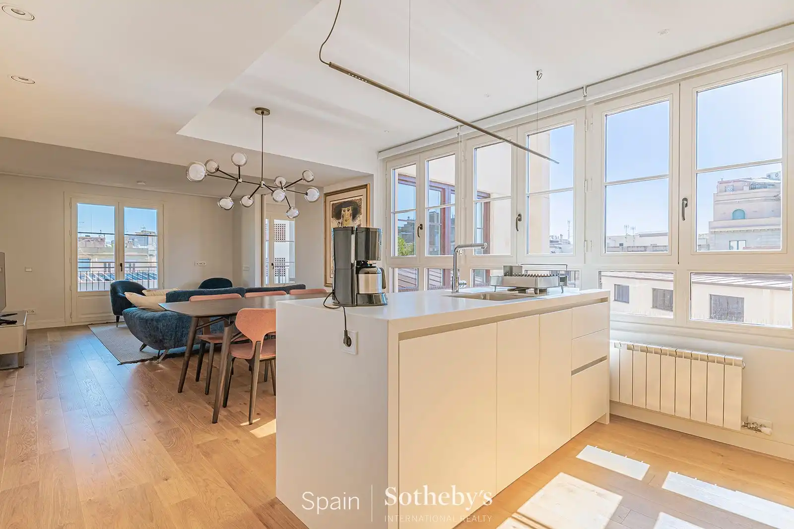 Kitchen of Apartments for sale in Barcelona  with Air Conditioner, Heating and Terrace