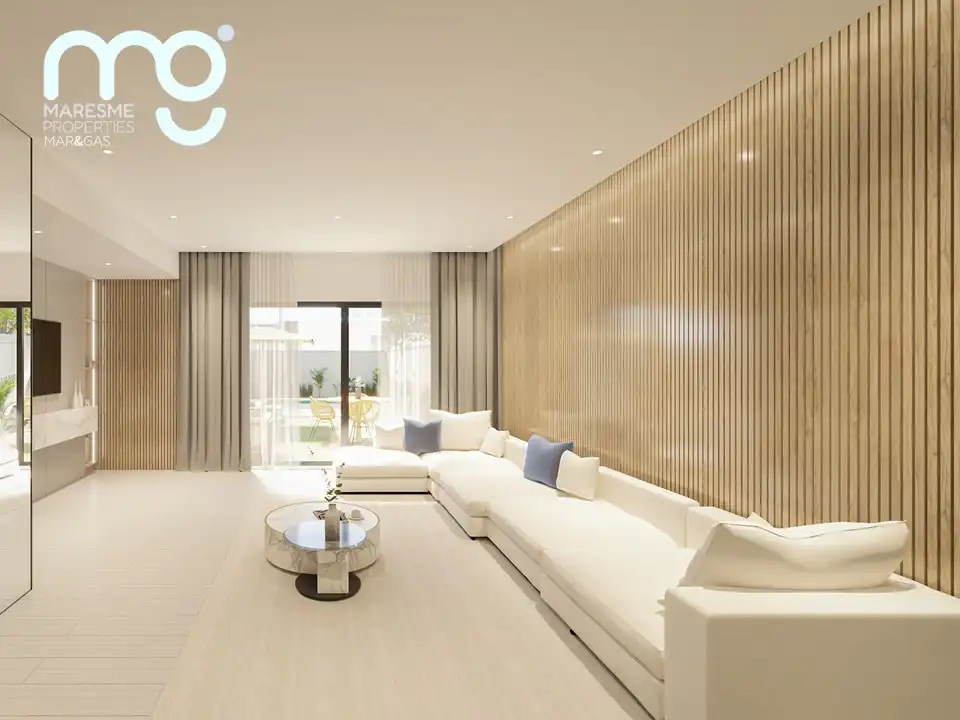 Living room of Detached homes for sale in El Masnou  with Air Conditioner, Heating and Private garden