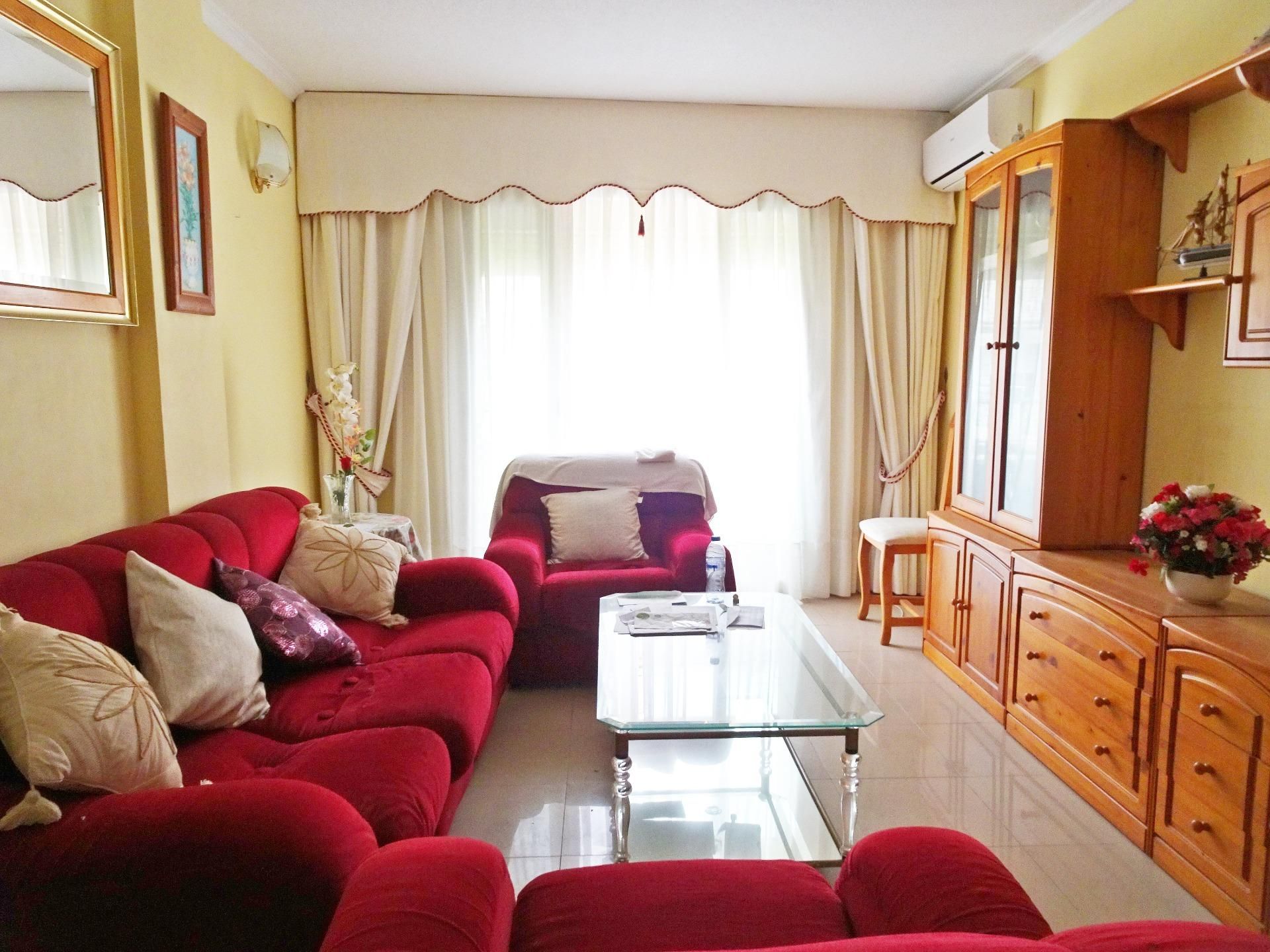 Living room of Flat for sale in Málaga Capital  with Air Conditioner, Terrace and Storage room