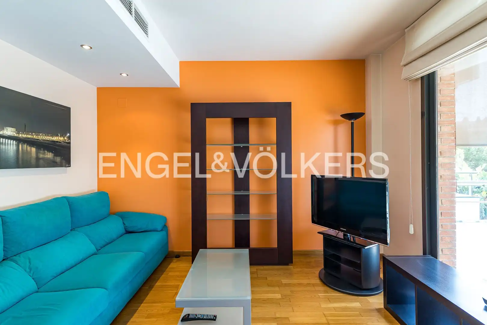 Living room of Flat for sale in Gavà  with Air Conditioner, Heating and Parquet flooring