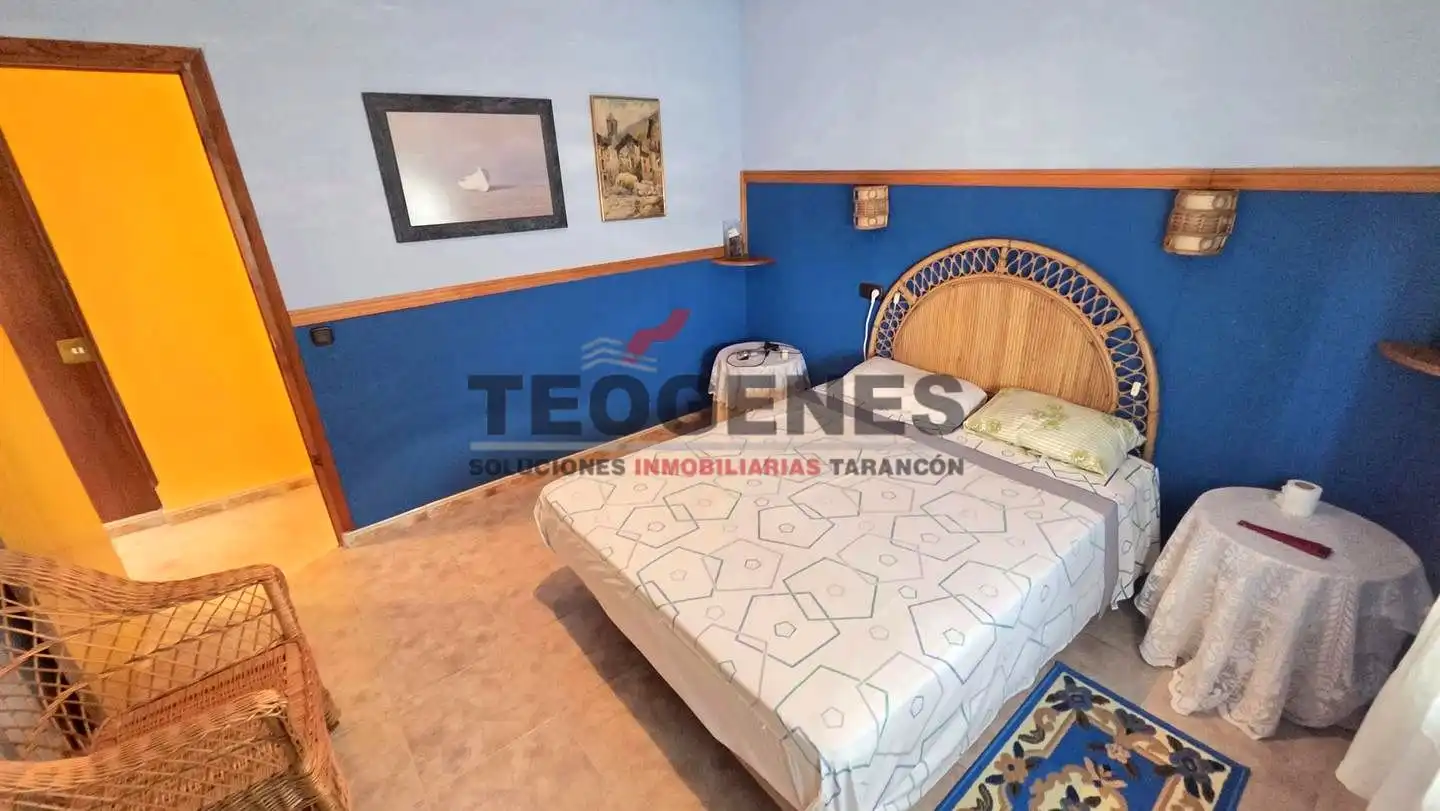 Bedroom of Houses for sale in Villarejo de Fuentes  with Terrace and Furnished