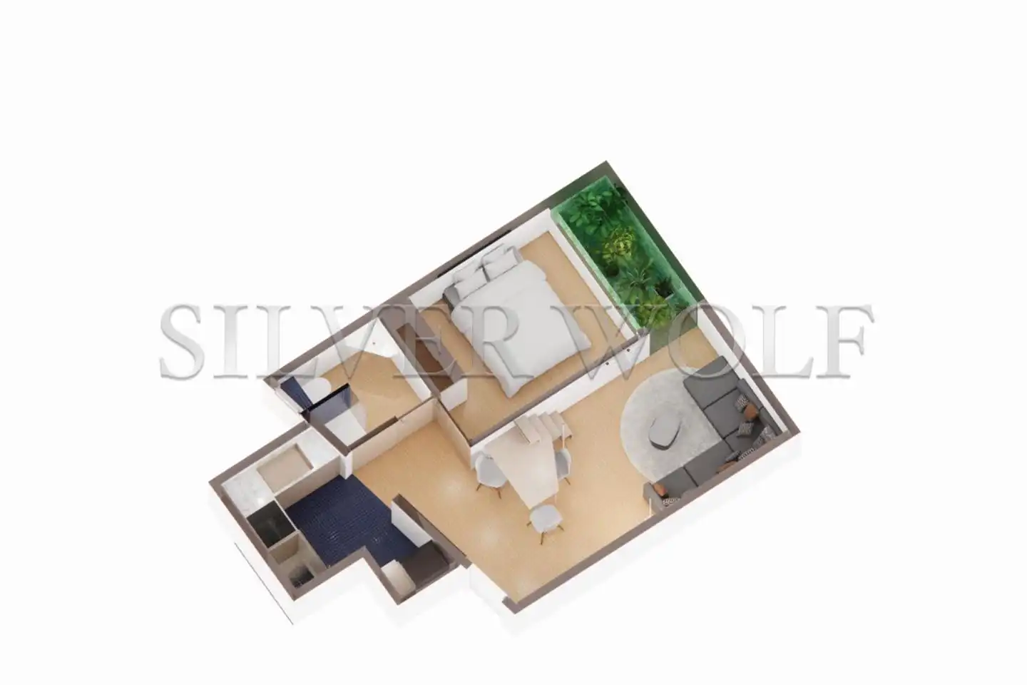 Habitación de Planta baja de alquiler en Barcelona con Aire acondicionado, Calefacción y Parquet