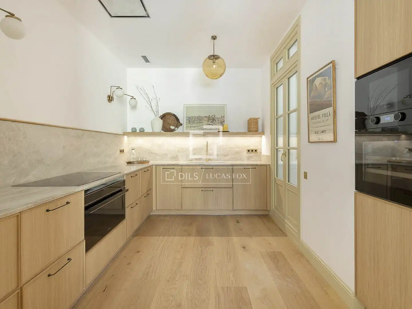 Kitchen of Flat for sale in Barcelona  with Air Conditioner, Heating and Parquet flooring