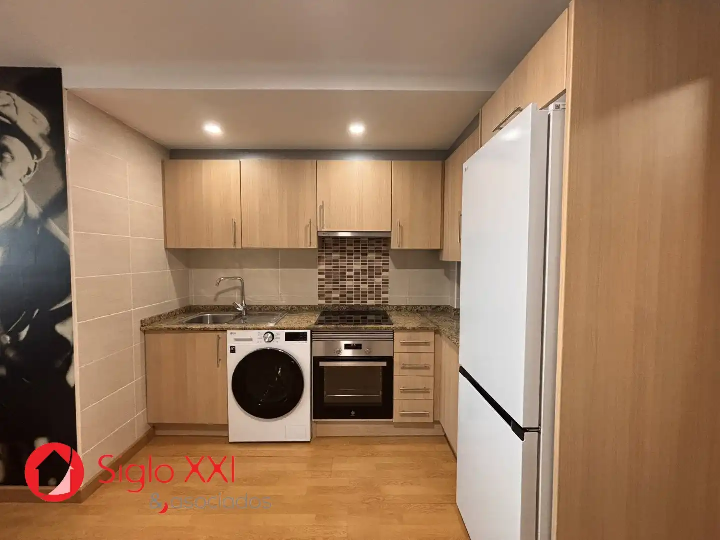 Cocina de Estudio de alquiler en Les Alqueries / Alquerías del Niño Perdido con Aire acondicionado y Amueblado