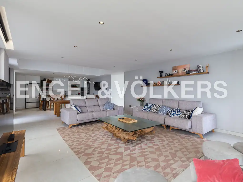 Sala de estar de Casa o chalet en venta en Cullera con Aire acondicionado, Calefacción y Jardín privado