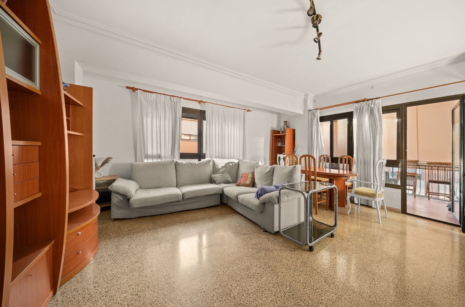 Living room of Apartment for sale in  Palma de Mallorca  with Air Conditioner, Heating and Terrace