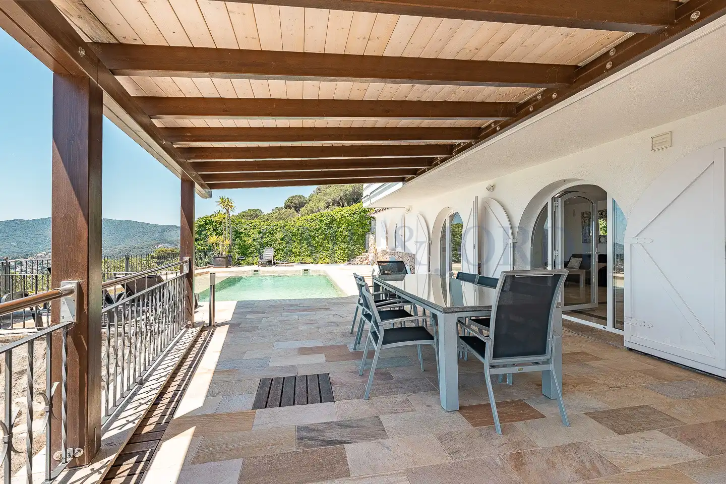 Terraza de Casa o chalet en venta en Cabrils con Aire acondicionado, Calefacción y Jardín privado