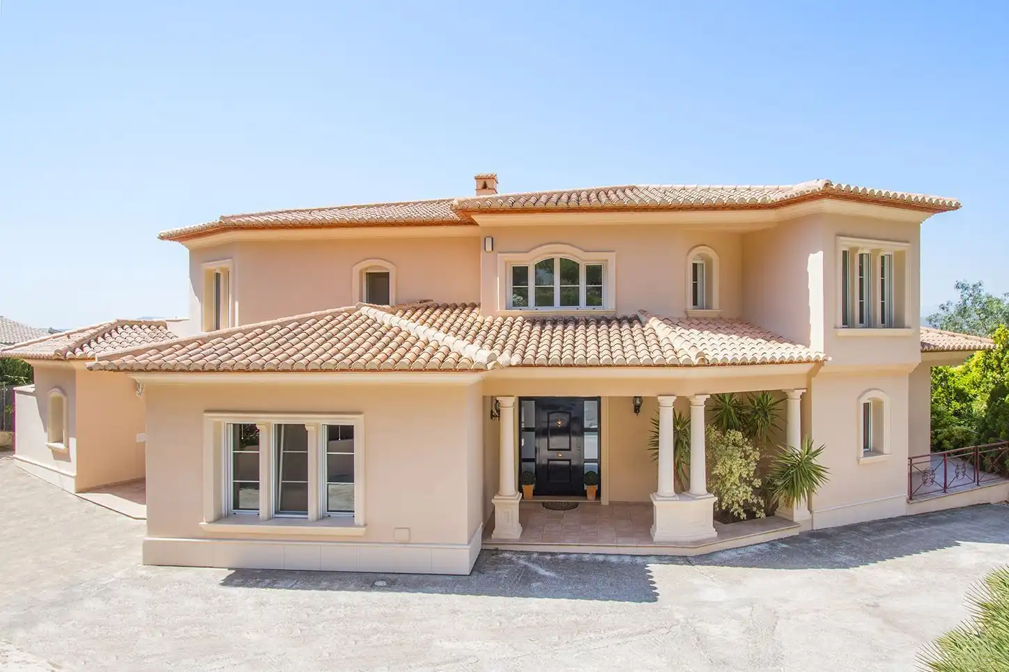 Exterior view of Houses for sale in Jávea / Xàbia  with Air Conditioner, Heating and Private garden