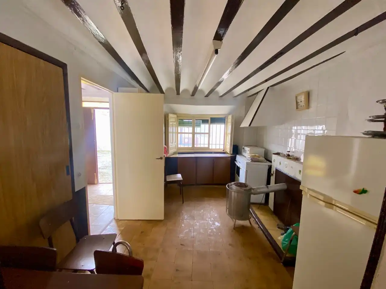 Cocina de Casa o chalet en venta en Ballesteros de Calatrava con Jardín privado, Terraza y Amueblado