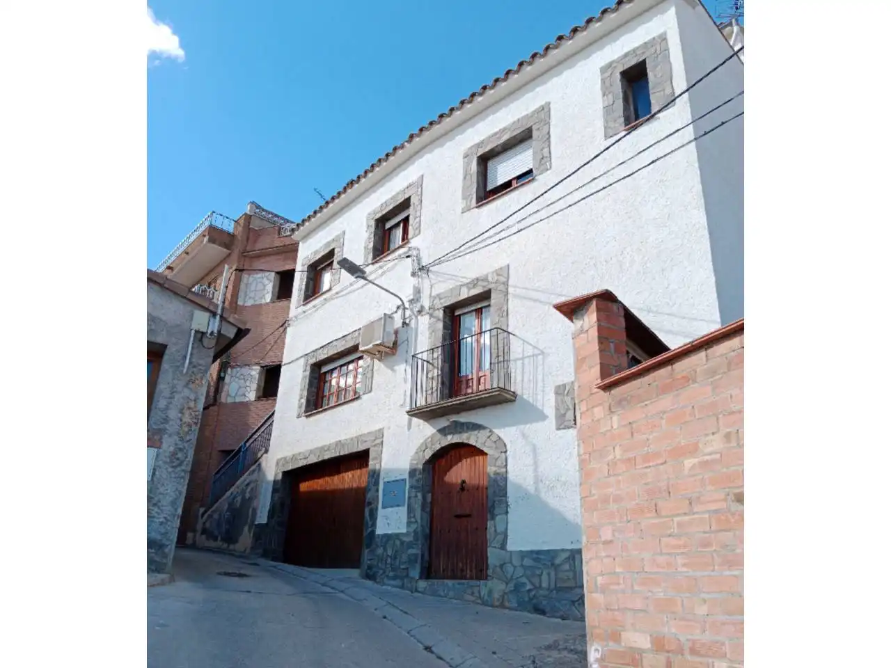 Vista exterior de Casa o chalet en venta en Castillonroy con Aire acondicionado, Terraza y Amueblado