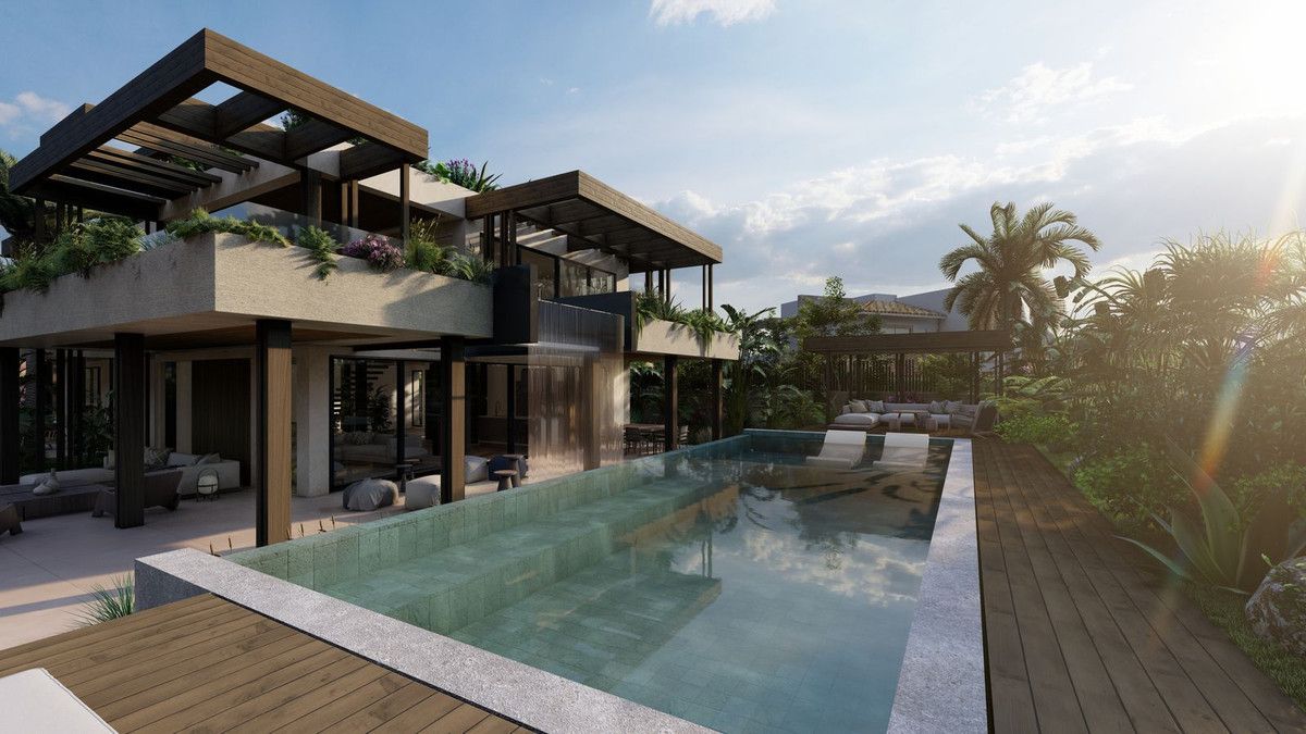 Piscina de Casa o xalet en venda en Marbella amb Aire condicionat, Jardí privat i Terrassa
