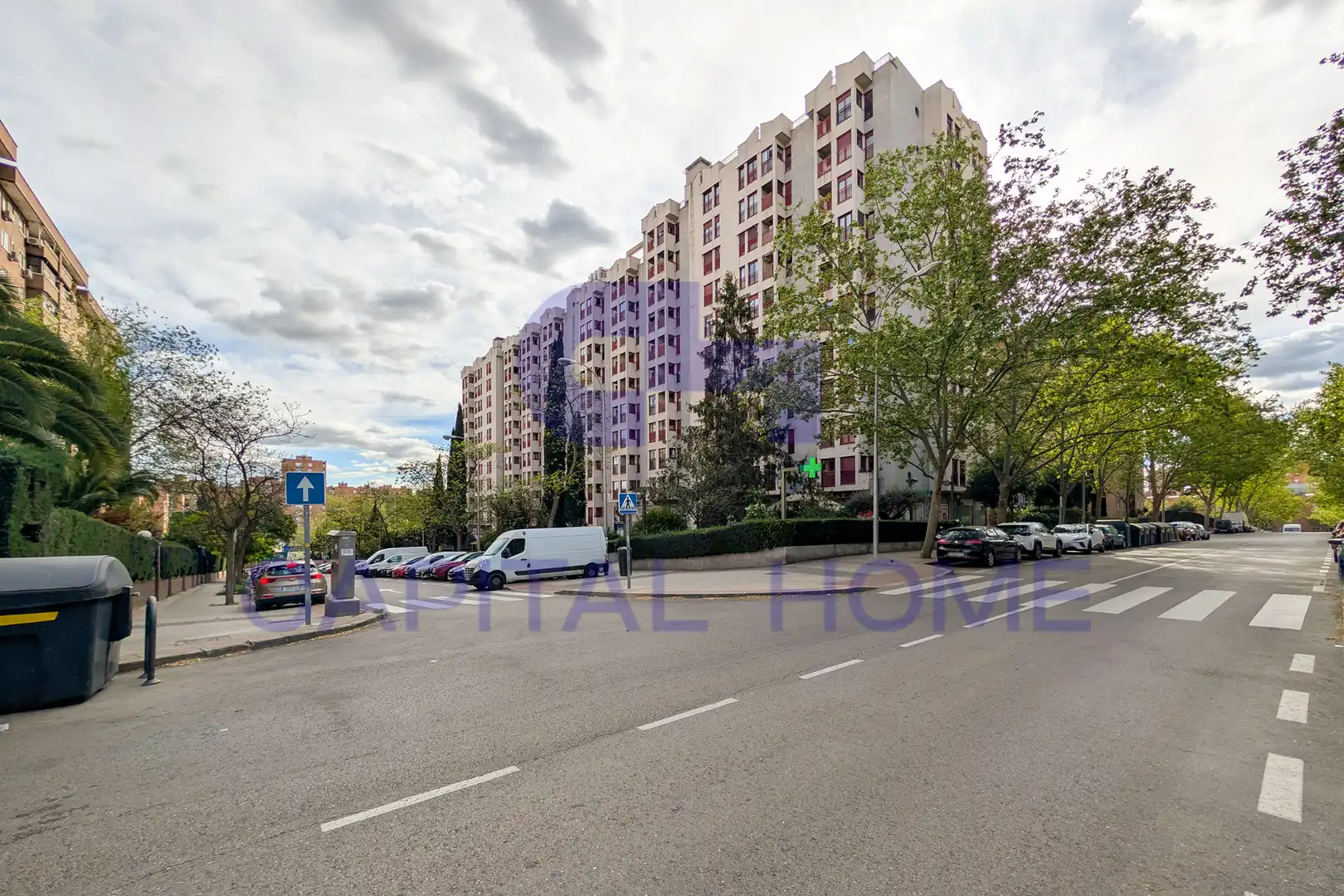 Vista exterior de Estudio en venta en Madrid con Parquet y Terraza