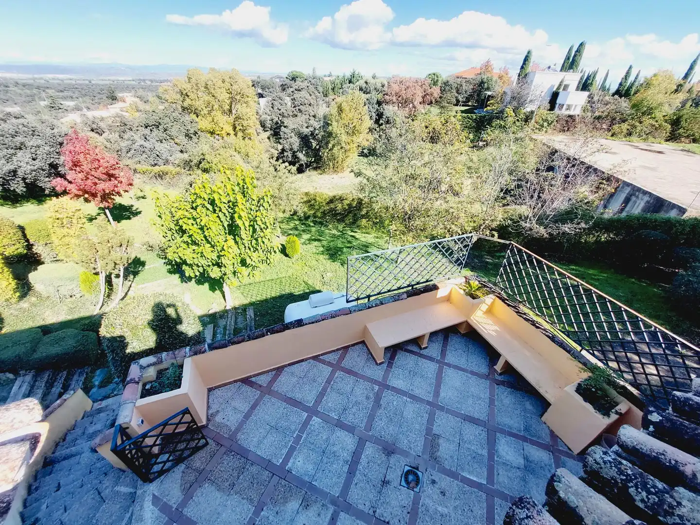 Garden of Houses for rent in Ciudalcampo  with Heating, Private garden and Terrace