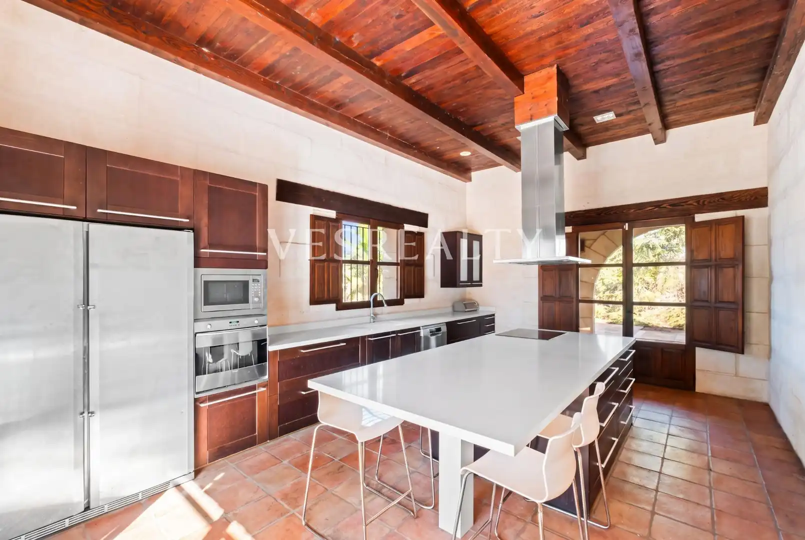 Cuina de Casa o xalet en venda en Elche / Elx amb Aire condicionat, Calefacció i Jardí privat