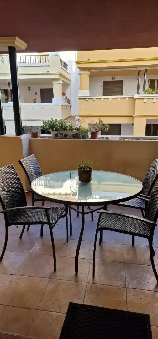 Terrassa de Pis de lloguer en Ayamonte amb Aire condicionat, Jardí privat i Parquet