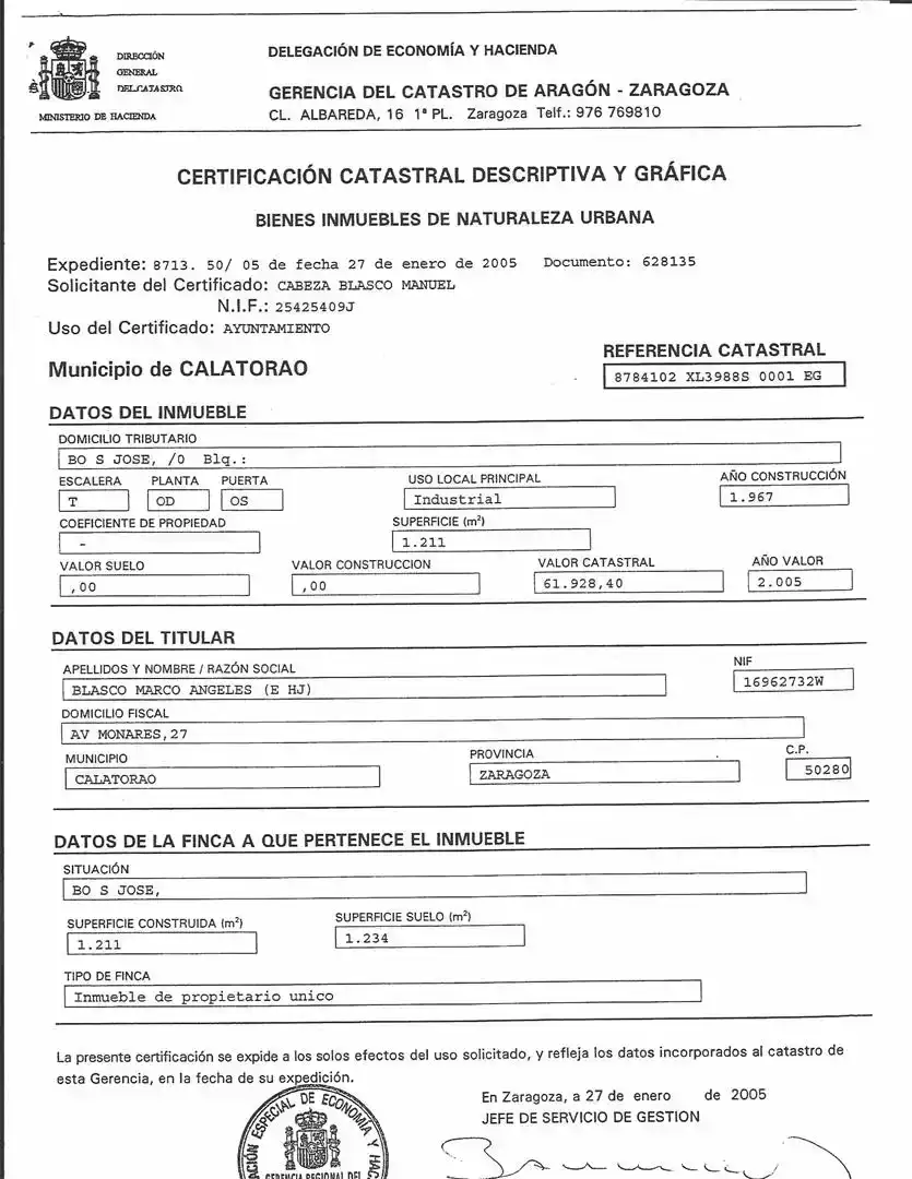 Residencial en venda en Calatorao