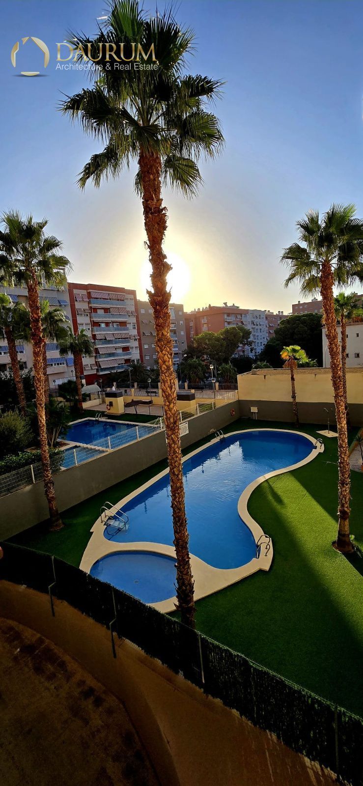Swimming pool of Flat for sale in Alicante / Alacant  with Air Conditioner, Heating and Terrace