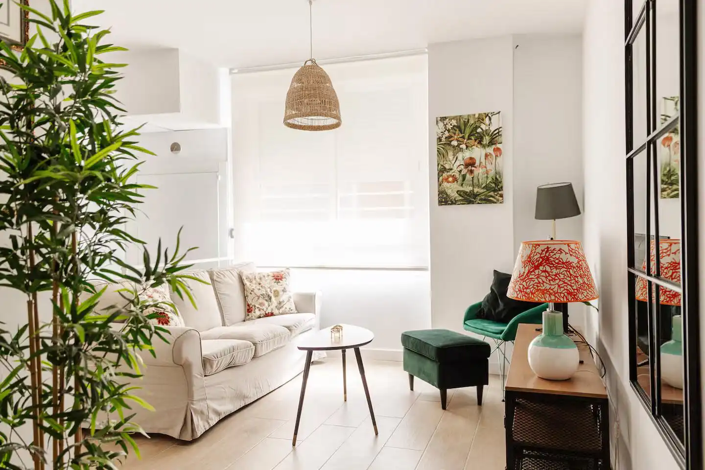 Wohnzimmer von Wohnung zur Miete in Centro