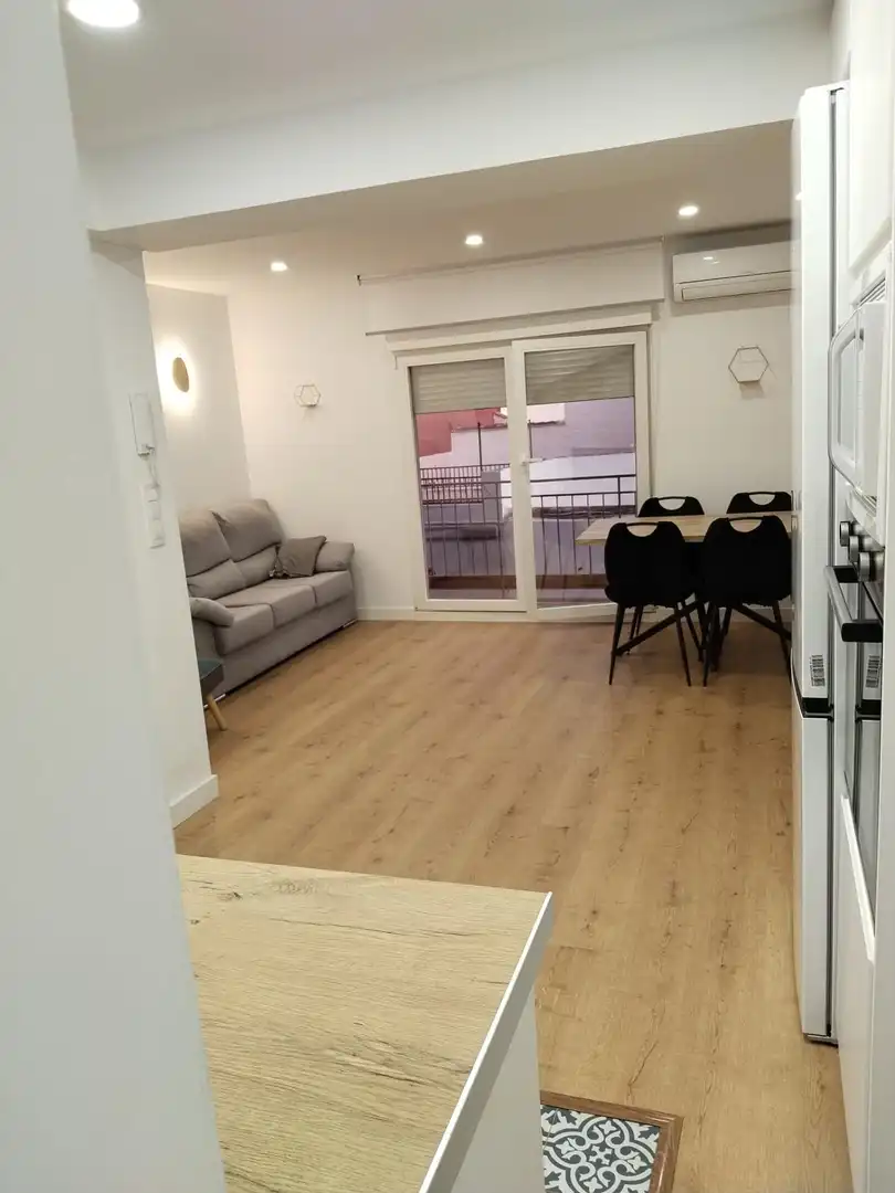 Wohnzimmer von Wohnung zur Miete in Moncada mit Klimaanlage, Terrasse und Möbliert