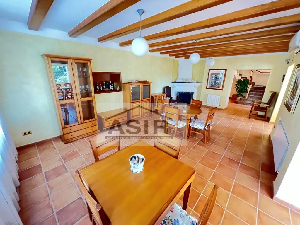 Comedor de Casa o chalet en venta en Alzira con Aire acondicionado, Terraza y Piscina