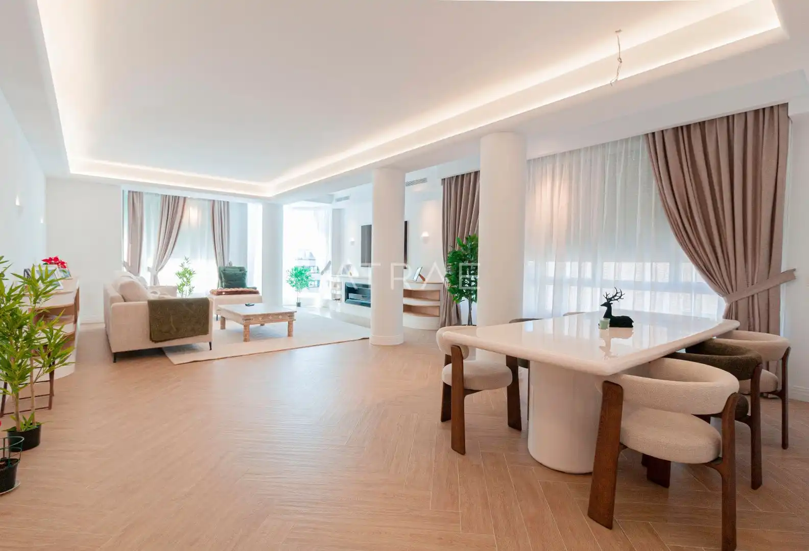 Sala de estar de Piso en venta en  Madrid Capital con Aire acondicionado, Calefacción y Terraza