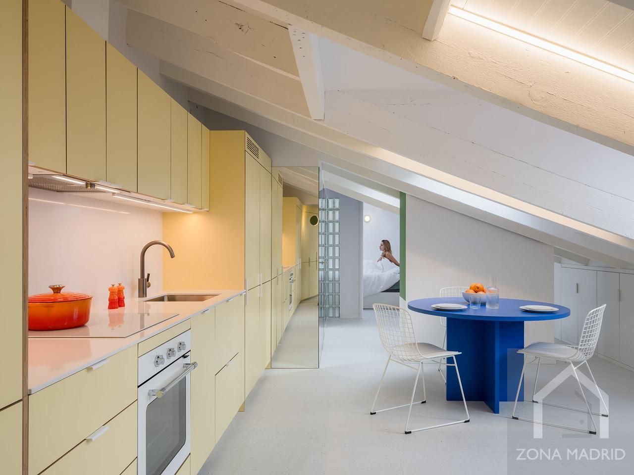 Kitchen of Attic to rent in  Madrid Capital  with Terrace and Furnished