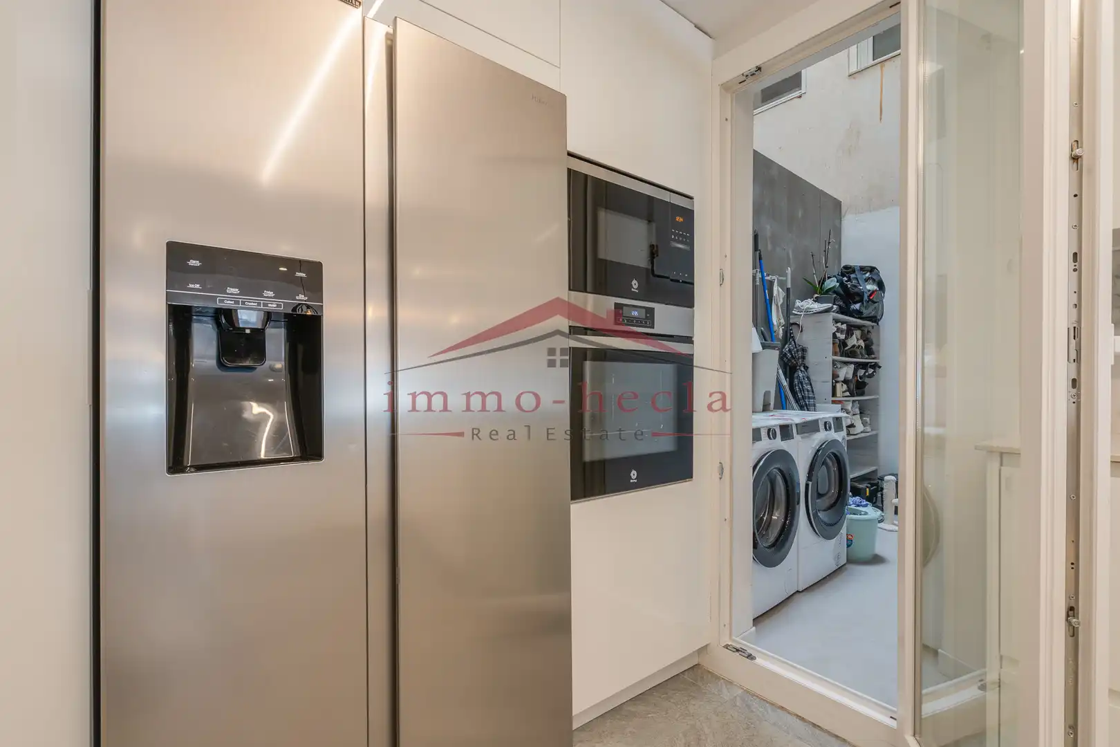 Küche von Wohnung zum Verkauf in Santa Margarida de Montbui mit Heizung und Balkon