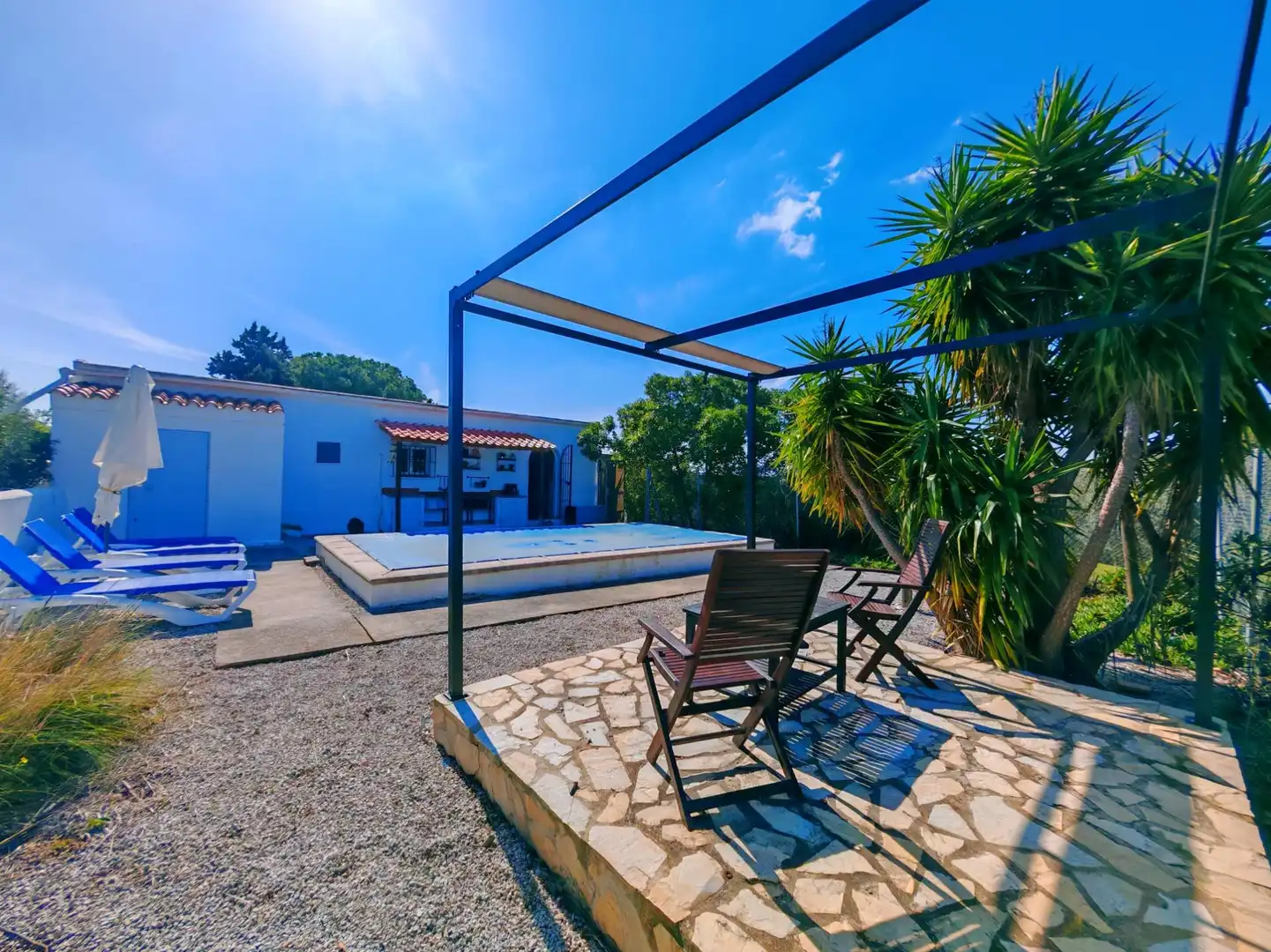 Terraza de Casa o chalet en venta en Medina Sidonia con Jardín privado, Piscina y Amueblado