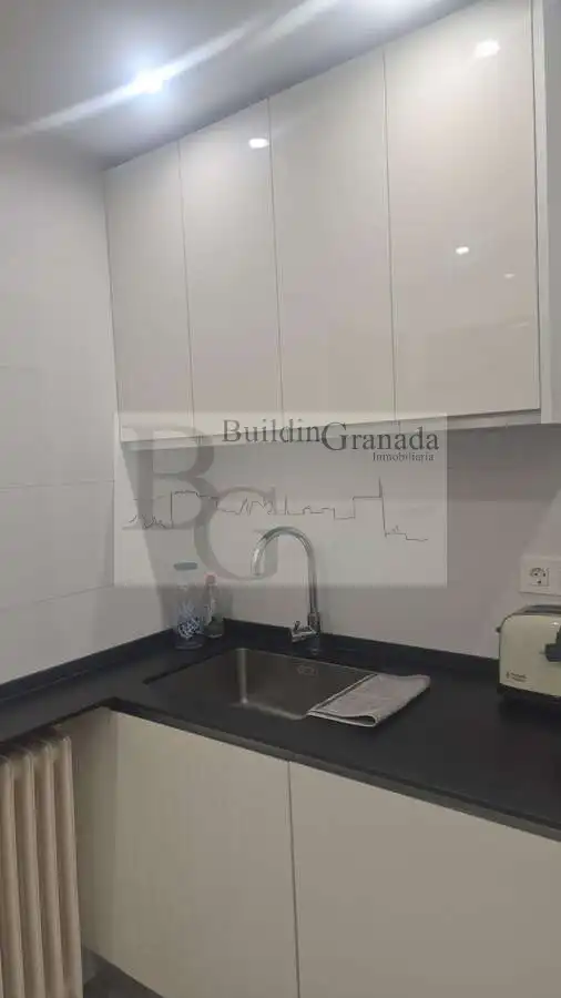 Cuina de Pis de lloguer en Granada amb Aire condicionat, Calefacció i Moblat