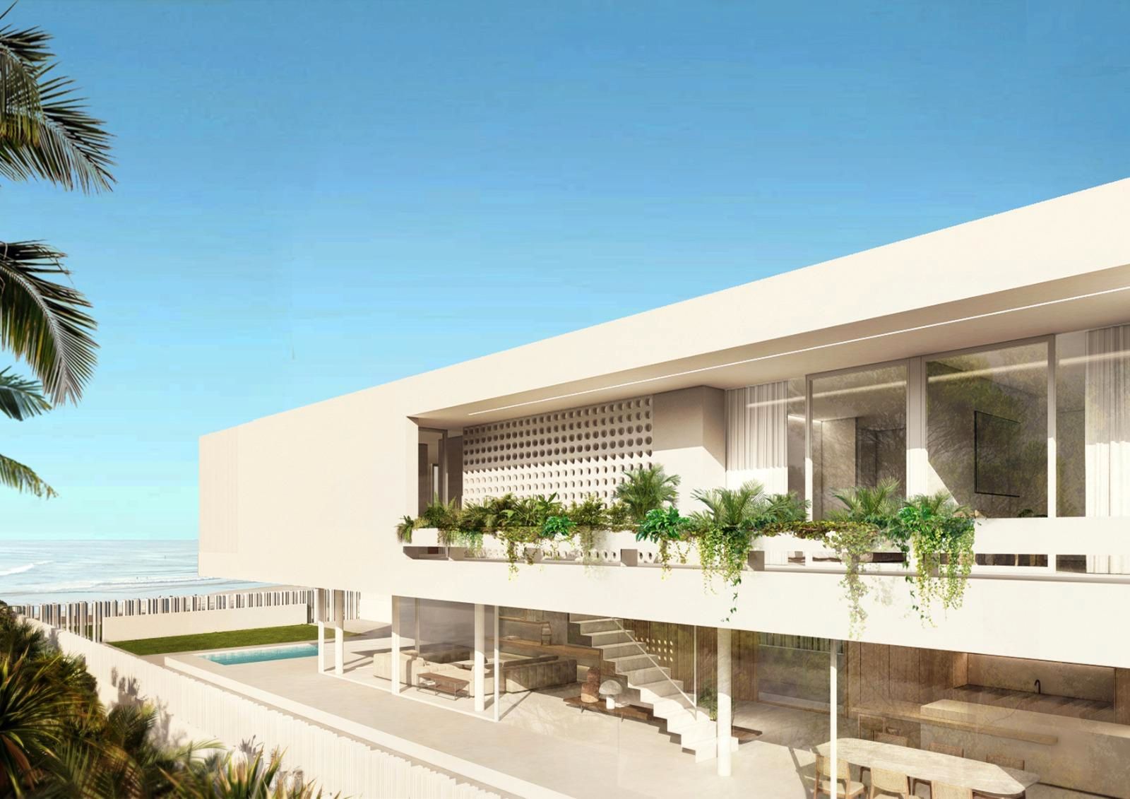 Vista exterior de Casa o xalet en venda en Mojácar amb Aire condicionat, Jardí privat i Piscina