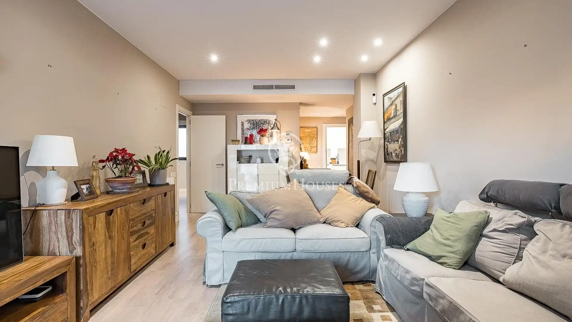 Sala de estar de Ático en venta en  Barcelona Capital con Aire acondicionado, Calefacción y Terraza