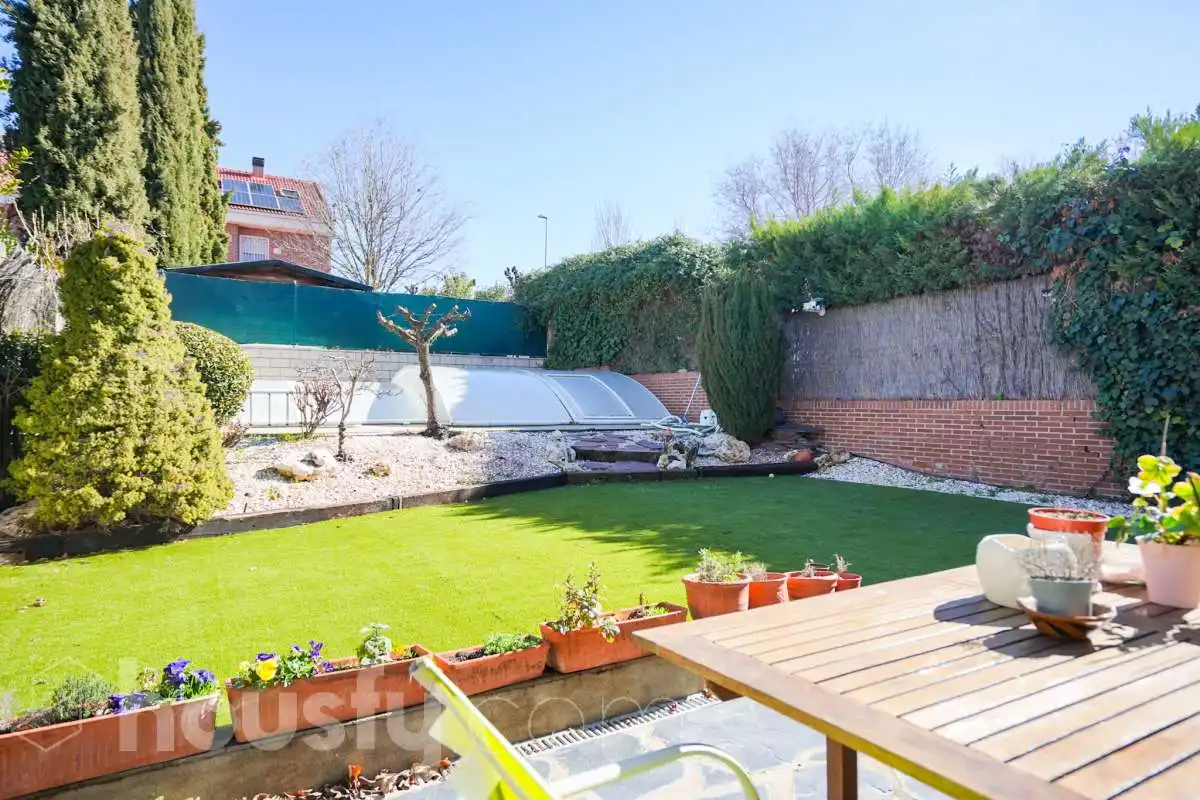 Jardín de Casa o chalet en venta en Rivas-Vaciamadrid con Aire acondicionado, Calefacción y Jardín privado