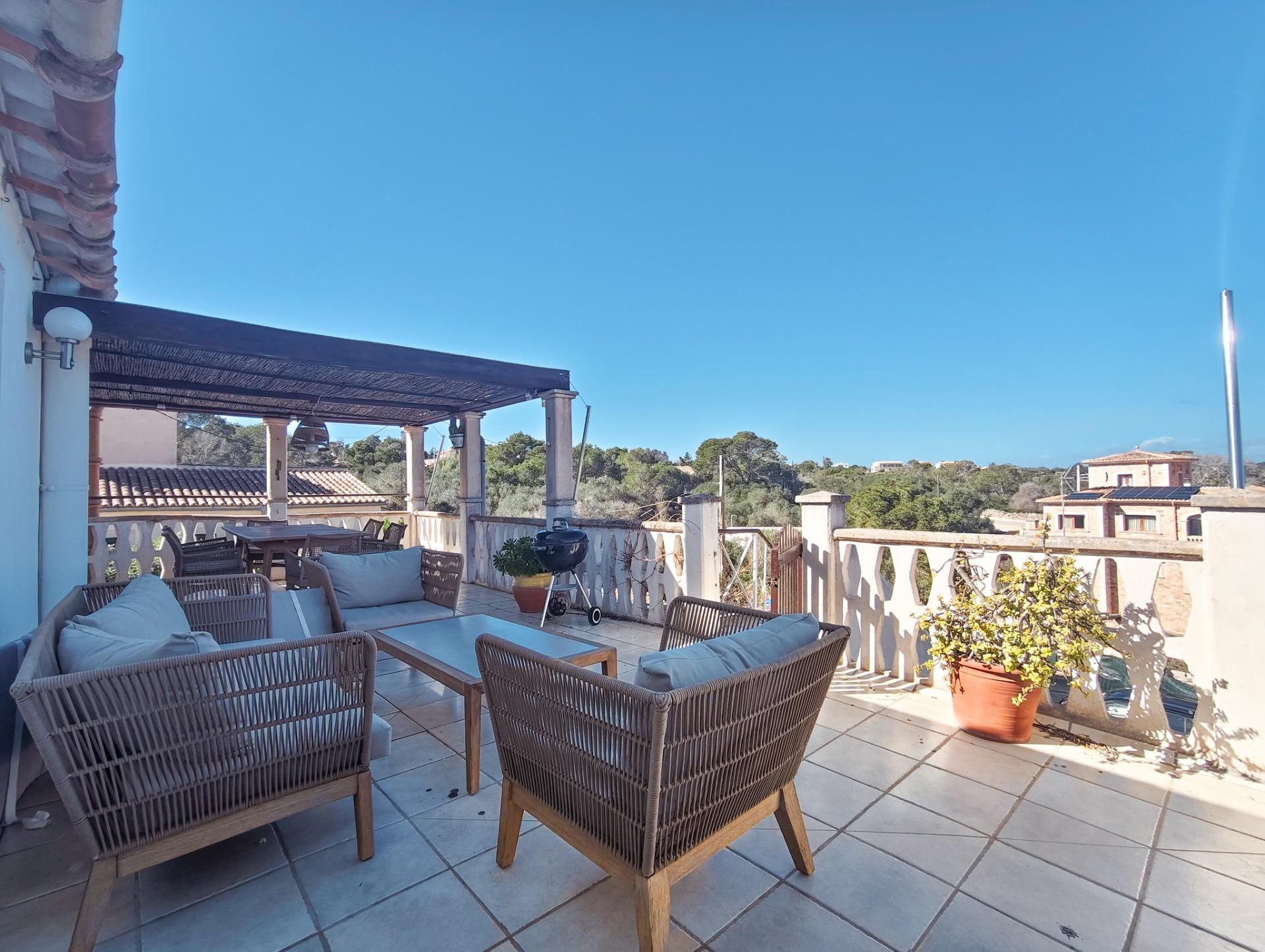 Terrasse von Wohnung zum Verkauf in Santanyí mit Klimaanlage und Terrasse