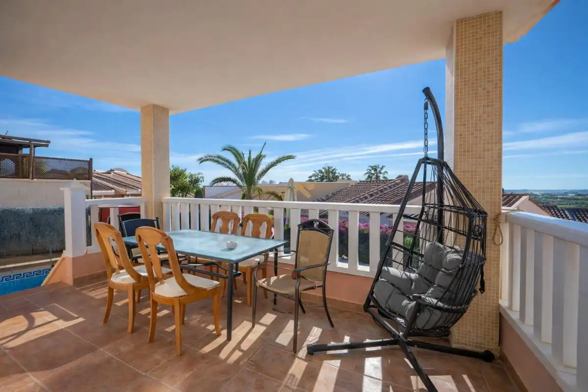 Terraza de Casa o chalet en venta en Mutxamel con Aire acondicionado, Calefacción y Jardín privado