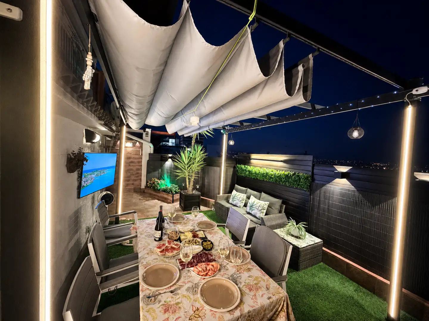 Terrasse von Dachboden zum Verkauf in Barcelona