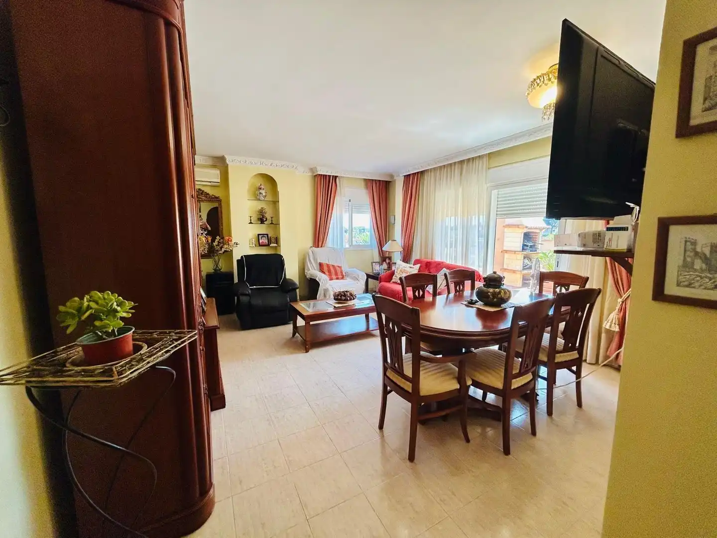 Sala de estar de Ático en venta en  Palma de Mallorca con Aire acondicionado, Calefacción y Terraza