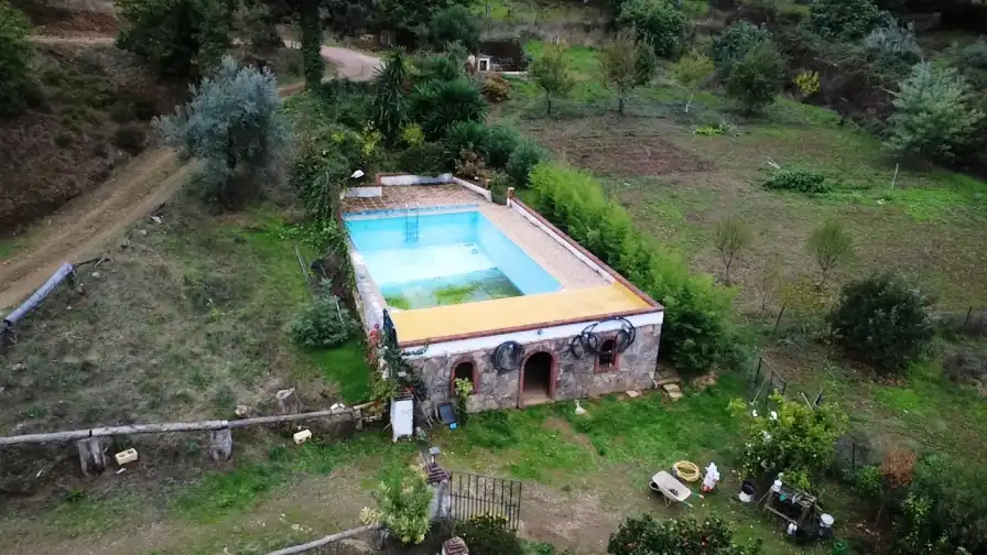 Swimming pool of Houses for sale in Cortegana  with Private garden, Terrace and Storage room
