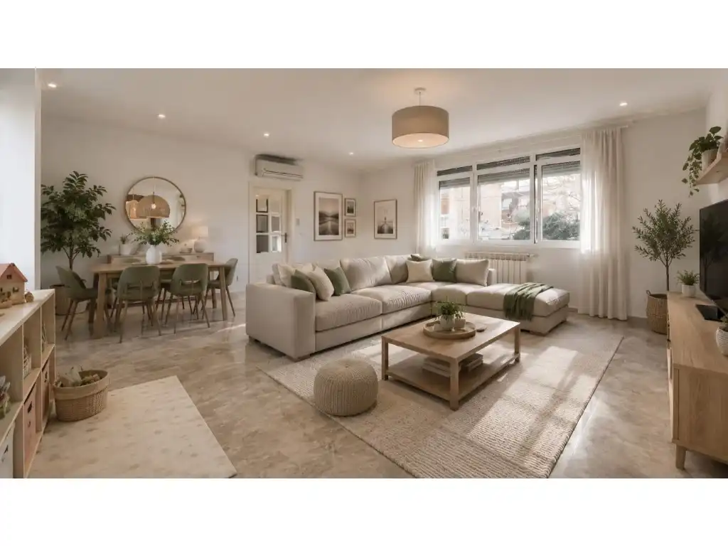 Sala de estar de Casa o chalet en venta en Madrid