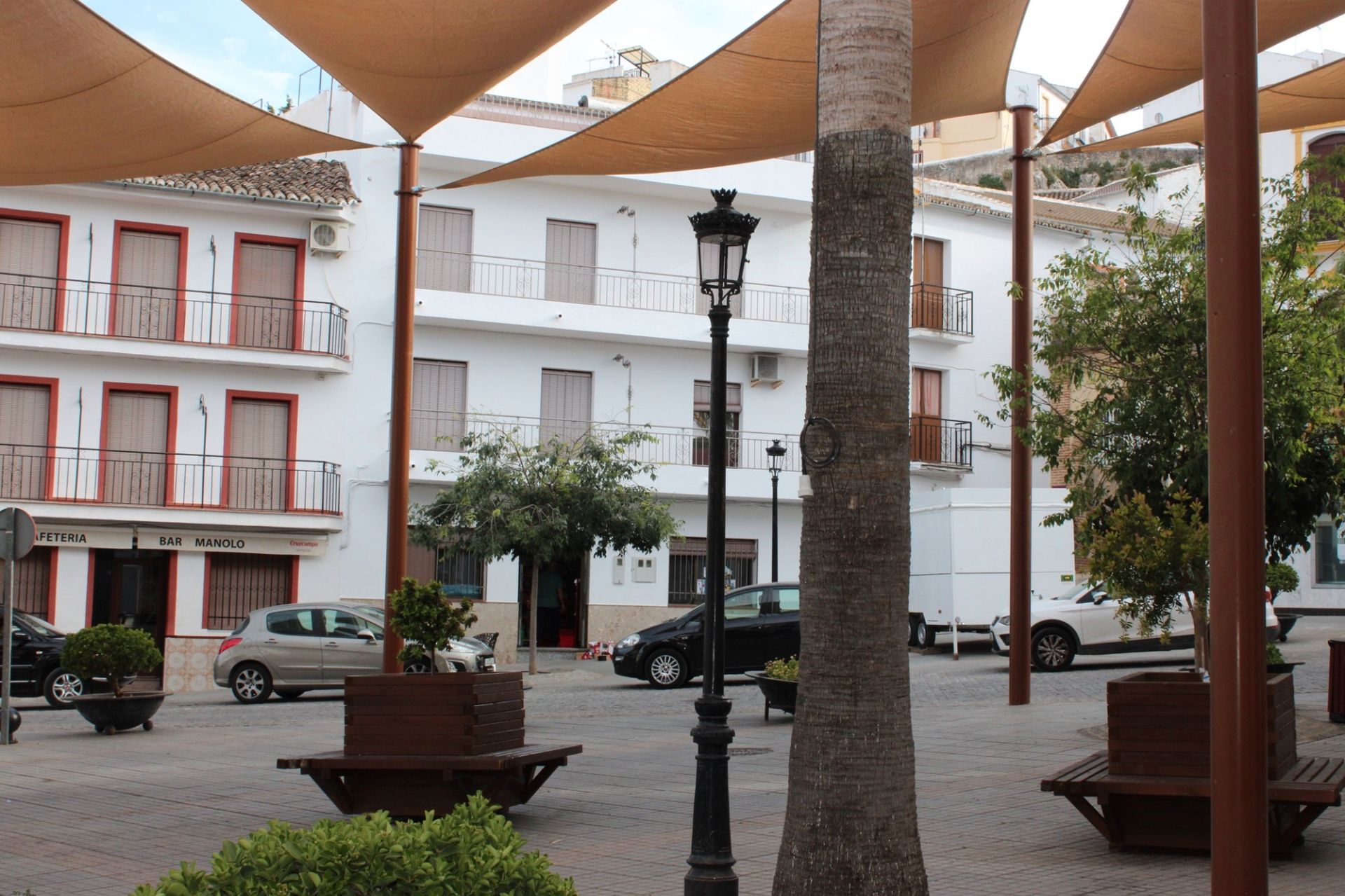 Exterior view of Single-family semi-detached for sale in Cañete la Real  with Terrace, Furnished and Oven