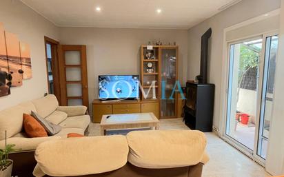 Living room of Planta baja for sale in Santa Maria de Palautordera  with Heating, Private garden and Parquet flooring