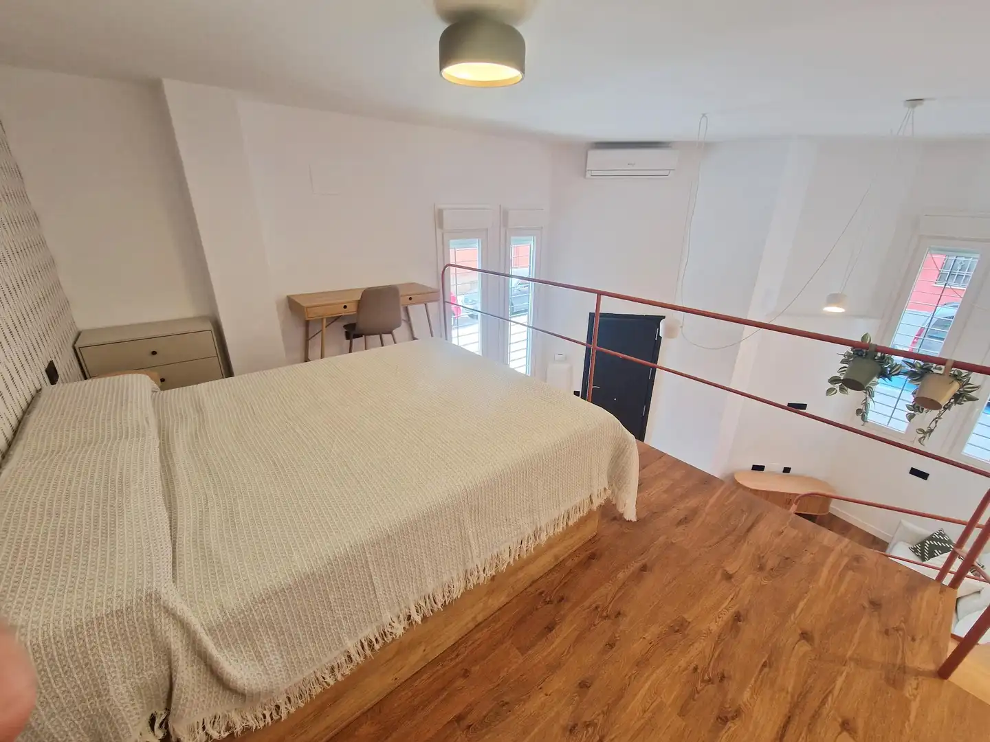 Bedroom of Apartments for rent in Málaga  with Air Conditioner and Heating